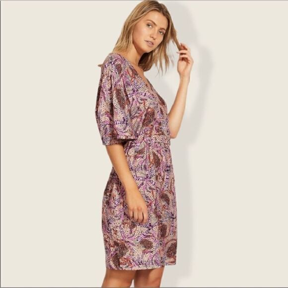 Seafolly Pink /Orange Floral Coverup or Summer Dress, Size Medium, NWOt - Picture 2 of 12